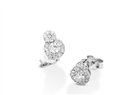 Orecchini CikOrefice Gioielli Donna in Oro Diamante 0.48 Ct ORPOP/1 - ORPOP/1